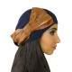 Béret "Paris Camel marine"